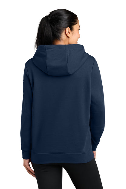 Nike Women's Club Fleece Sleeve Swoosh Pullover Hoodie NKFD9889