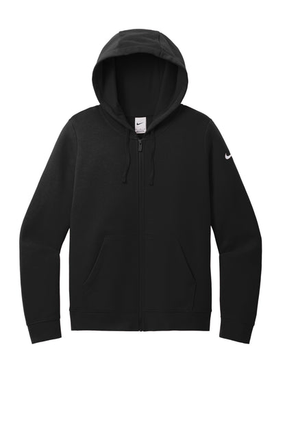 Nike Women's Club Fleece Sleeve Swoosh Full-Zip Hoodie NKFD9890