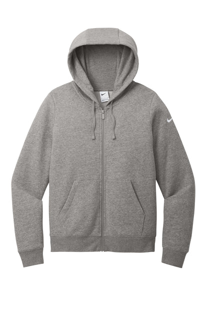Nike Women's Club Fleece Sleeve Swoosh Full-Zip Hoodie NKFD9890