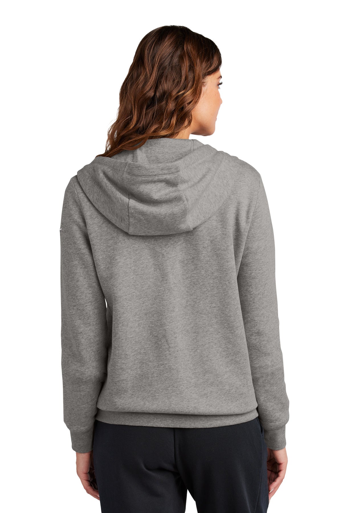 Nike Women's Club Fleece Sleeve Swoosh Full-Zip Hoodie NKFD9890