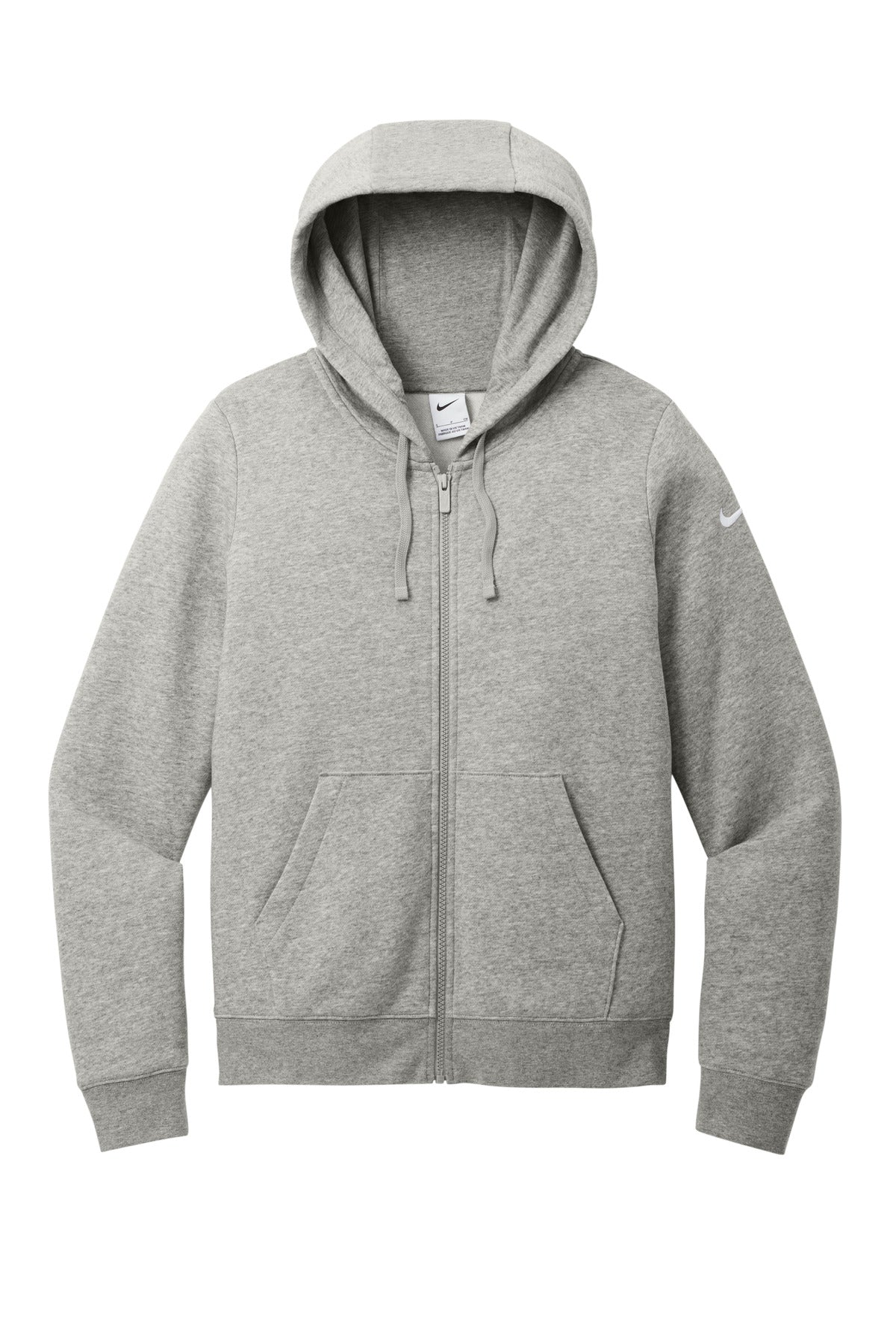 Nike Women's Club Fleece Sleeve Swoosh Full-Zip Hoodie NKFD9890