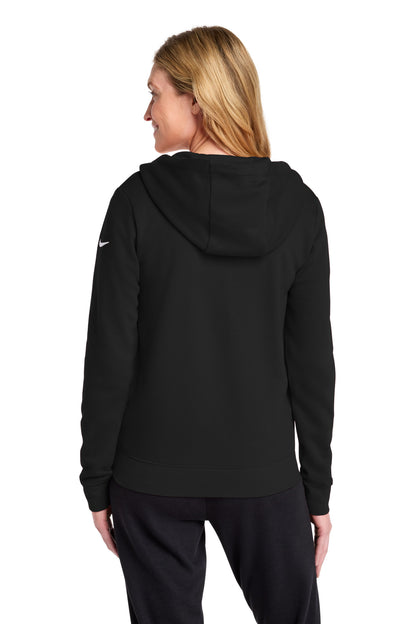 Nike Women's Club Fleece Sleeve Swoosh Full-Zip Hoodie NKFD9890