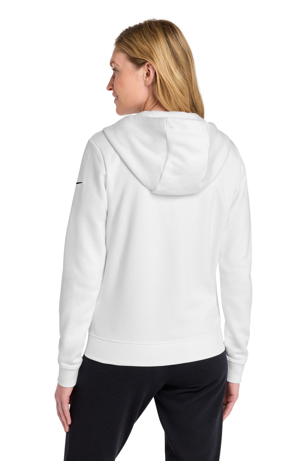 Nike Women's Club Fleece Sleeve Swoosh Full-Zip Hoodie NKFD9890