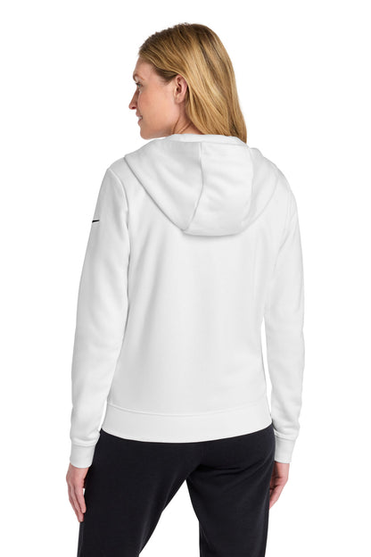 Nike Women's Club Fleece Sleeve Swoosh Full-Zip Hoodie NKFD9890