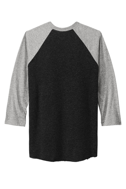 Next Level Apparel   Adult Tri-Blend 3/4-Sleeve Raglan Tee. NL6051