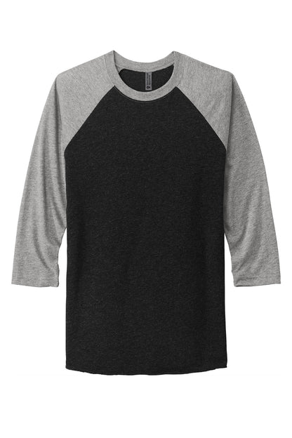 Next Level Apparel   Adult Tri-Blend 3/4-Sleeve Raglan Tee. NL6051
