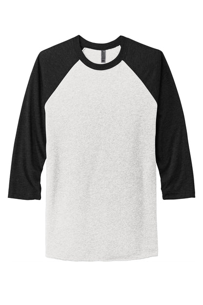Next Level Apparel   Adult Tri-Blend 3/4-Sleeve Raglan Tee. NL6051
