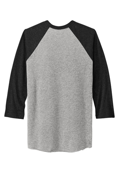 Next Level Apparel   Adult Tri-Blend 3/4-Sleeve Raglan Tee. NL6051