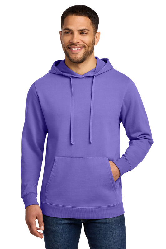 Port & Co Beach Wash Garment-Dyed Pullover Hooded Sweatshirt. PC098H