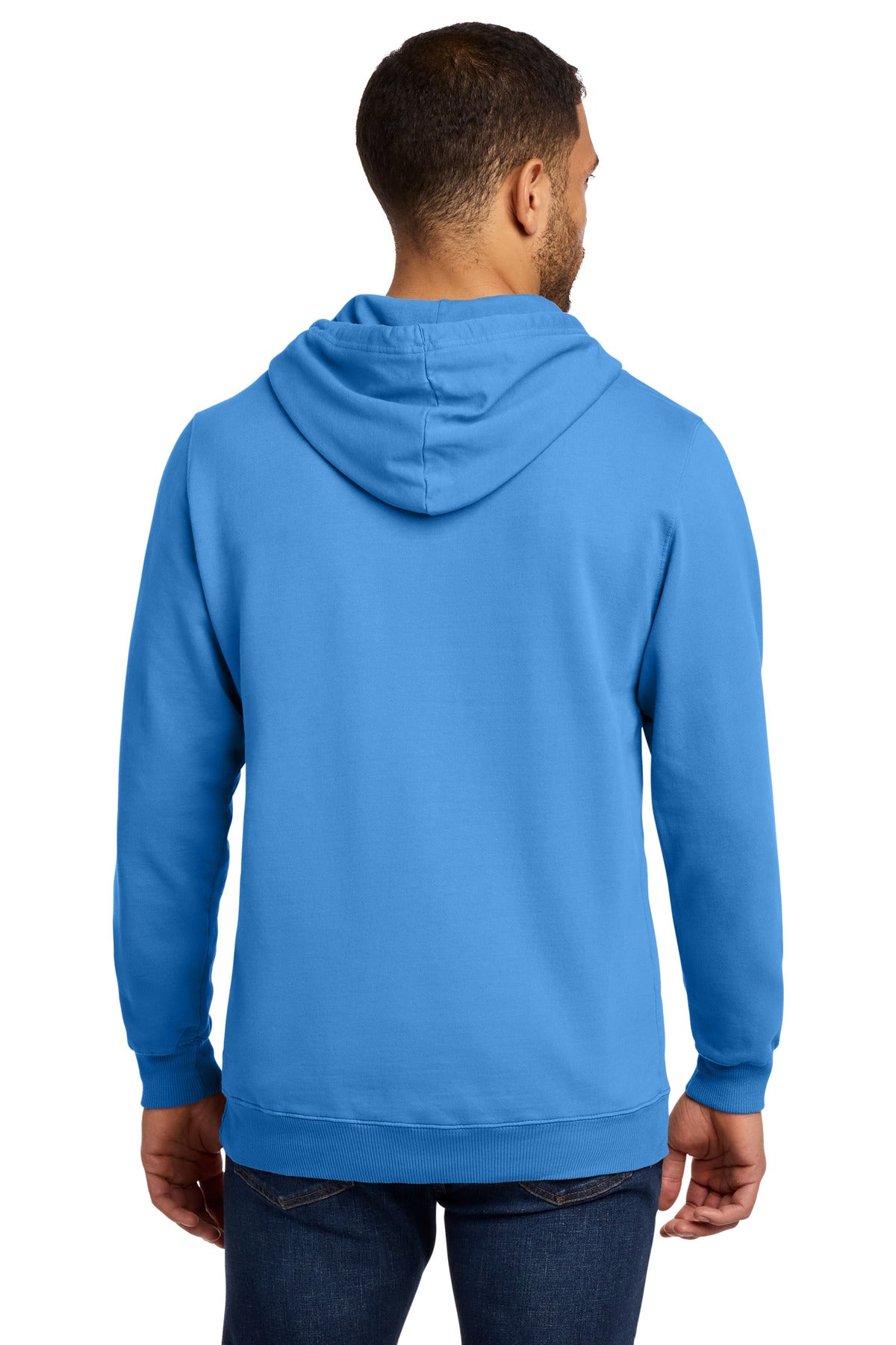 Port & Co Beach Wash Garment-Dyed Pullover Hooded Sweatshirt. PC098H