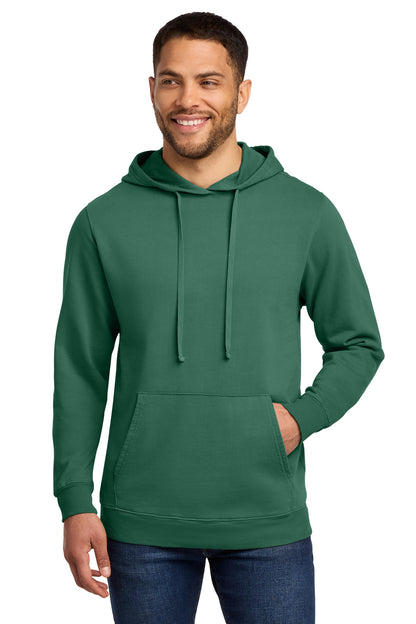 Port & Co Beach Wash Garment-Dyed Pullover Hooded Sweatshirt. PC098H