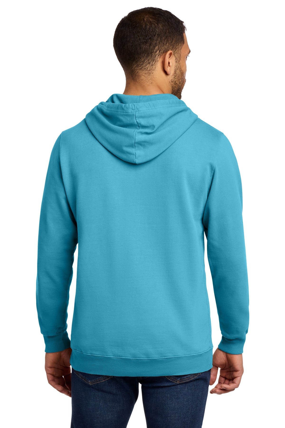 Port & Co Beach Wash Garment-Dyed Pullover Hooded Sweatshirt. PC098H