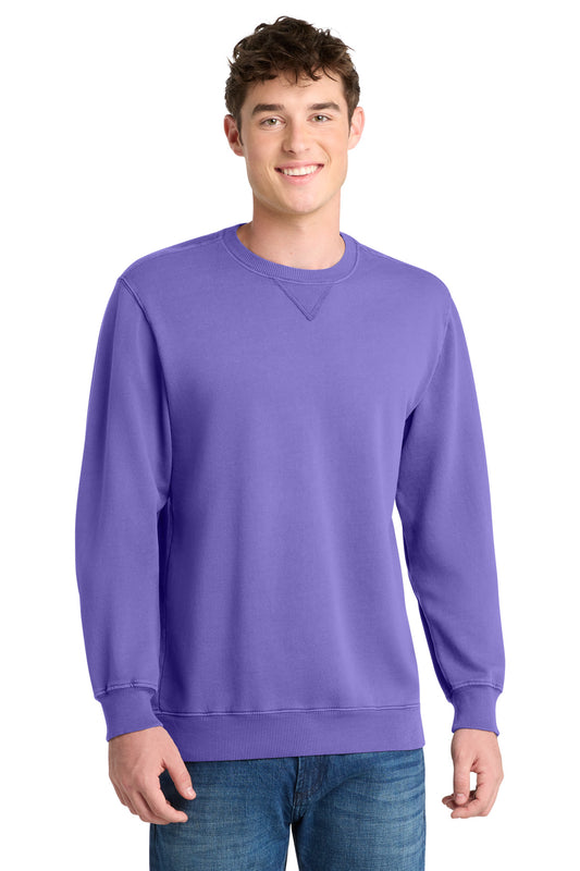 Port & Co Beach Wash Garment-Dyed Crewneck Sweatshirt PC098