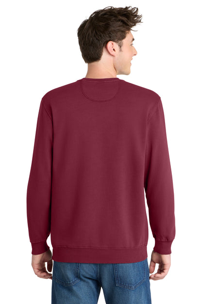 Port & Co Beach Wash Garment-Dyed Crewneck Sweatshirt PC098
