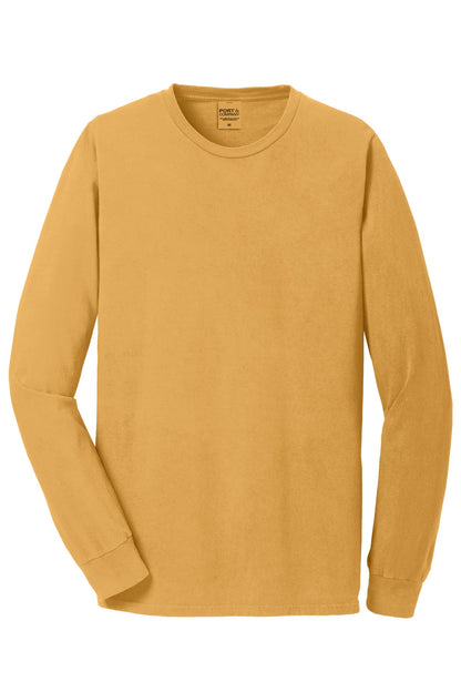 Port & Co Beach Wash Garment-Dyed Long Sleeve Tee PC099LS