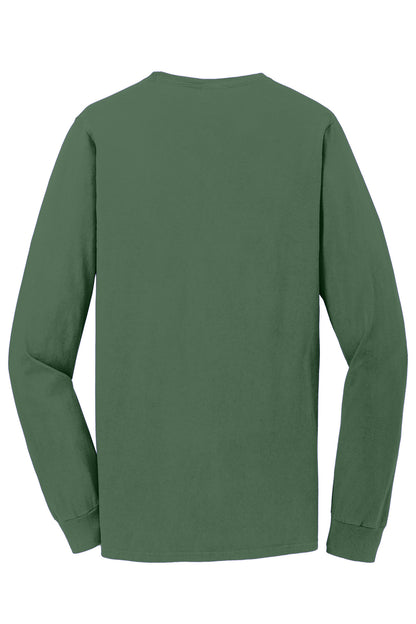 Port & Co Beach Wash Garment-Dyed Long Sleeve Tee PC099LS