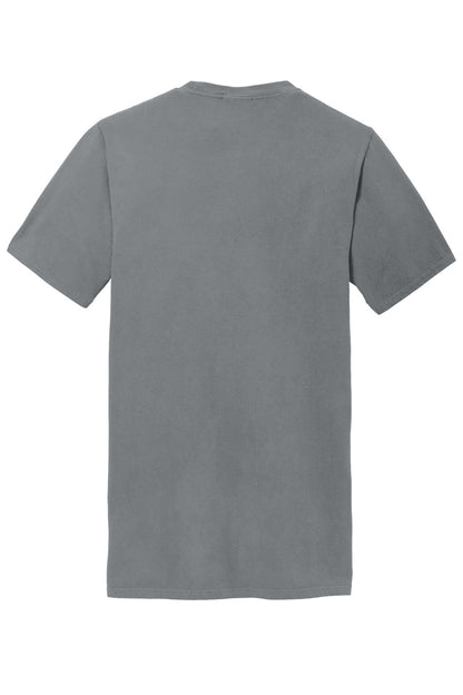 Port & Co Beach Wash Garment-Dyed Pocket Tee.  PC099P