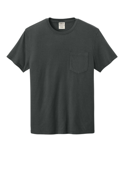 Port & Co Beach Wash Garment-Dyed Pocket Tee.  PC099P