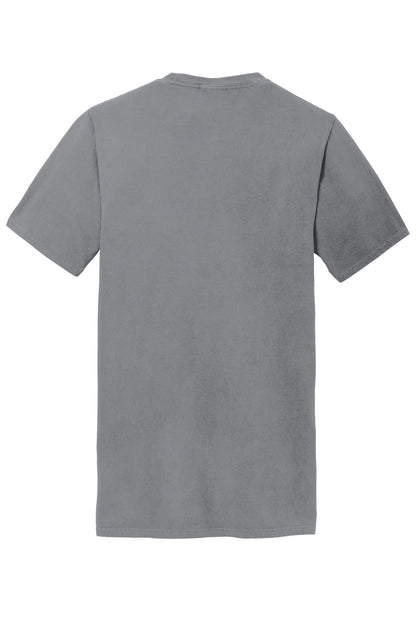 Port & Co Beach Wash Garment-Dyed Pocket Tee.  PC099P
