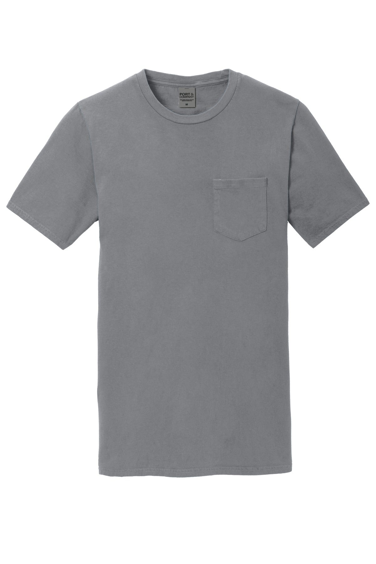 Port & Co Beach Wash Garment-Dyed Pocket Tee.  PC099P
