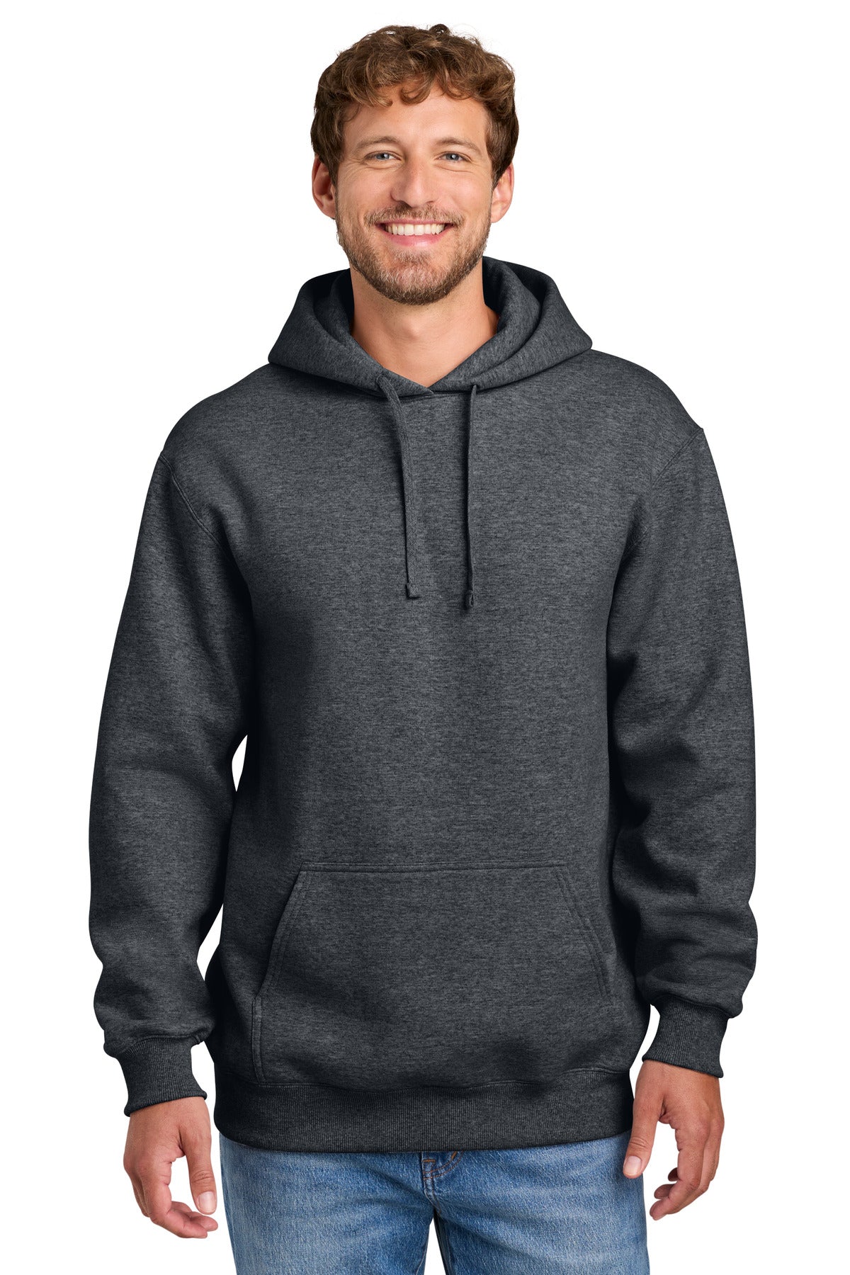 Port & Co Foundation Fleece Pullover Hooded Sweatshirt PC107H