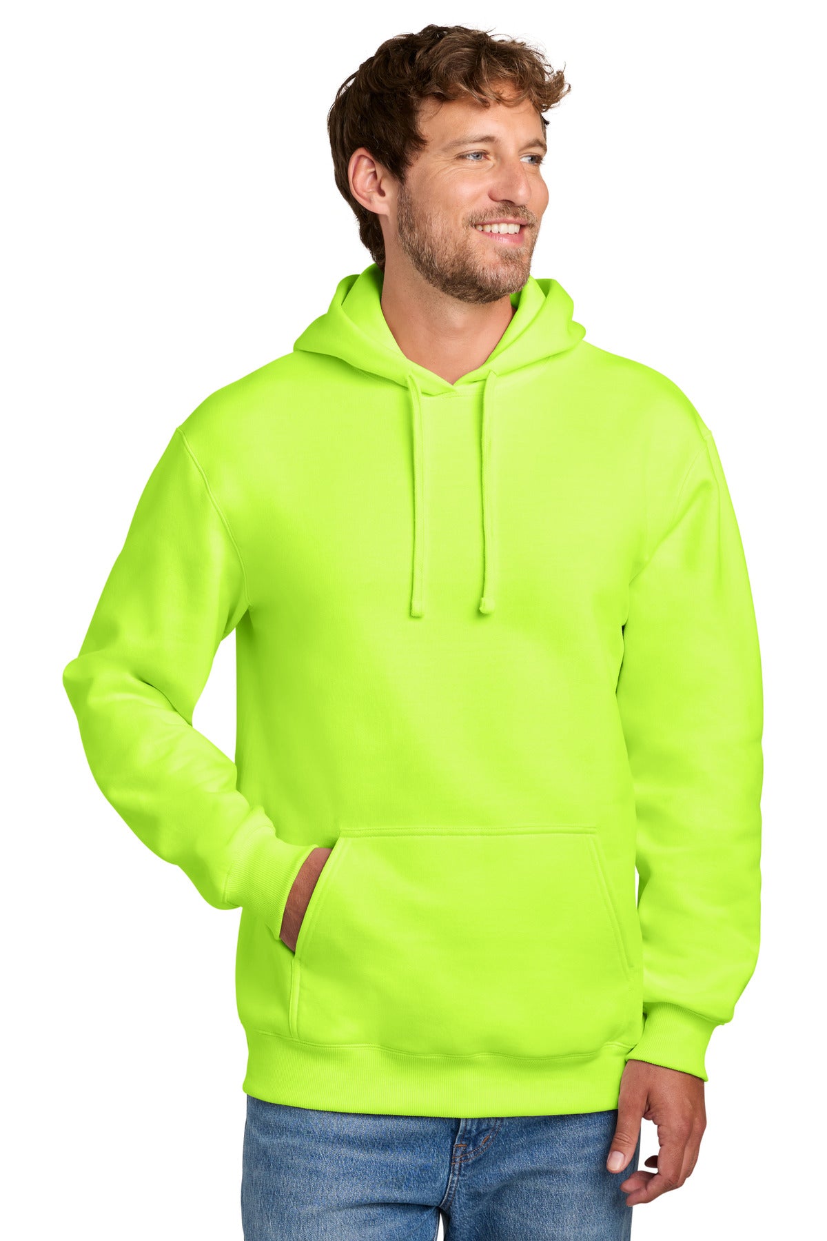 Port & Co Foundation Fleece Pullover Hooded Sweatshirt PC107H