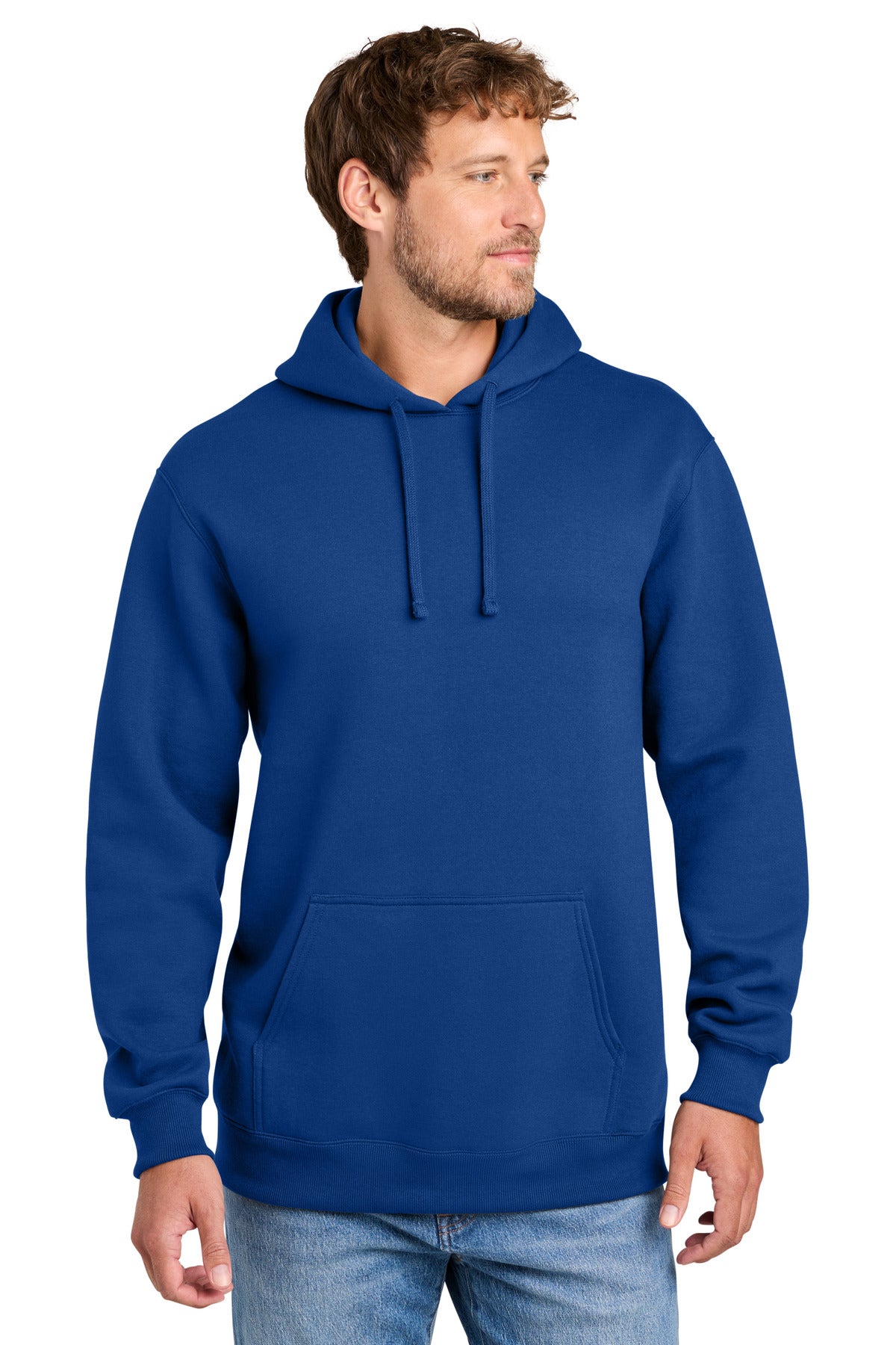 Port & Co Foundation Fleece Pullover Hooded Sweatshirt PC107H