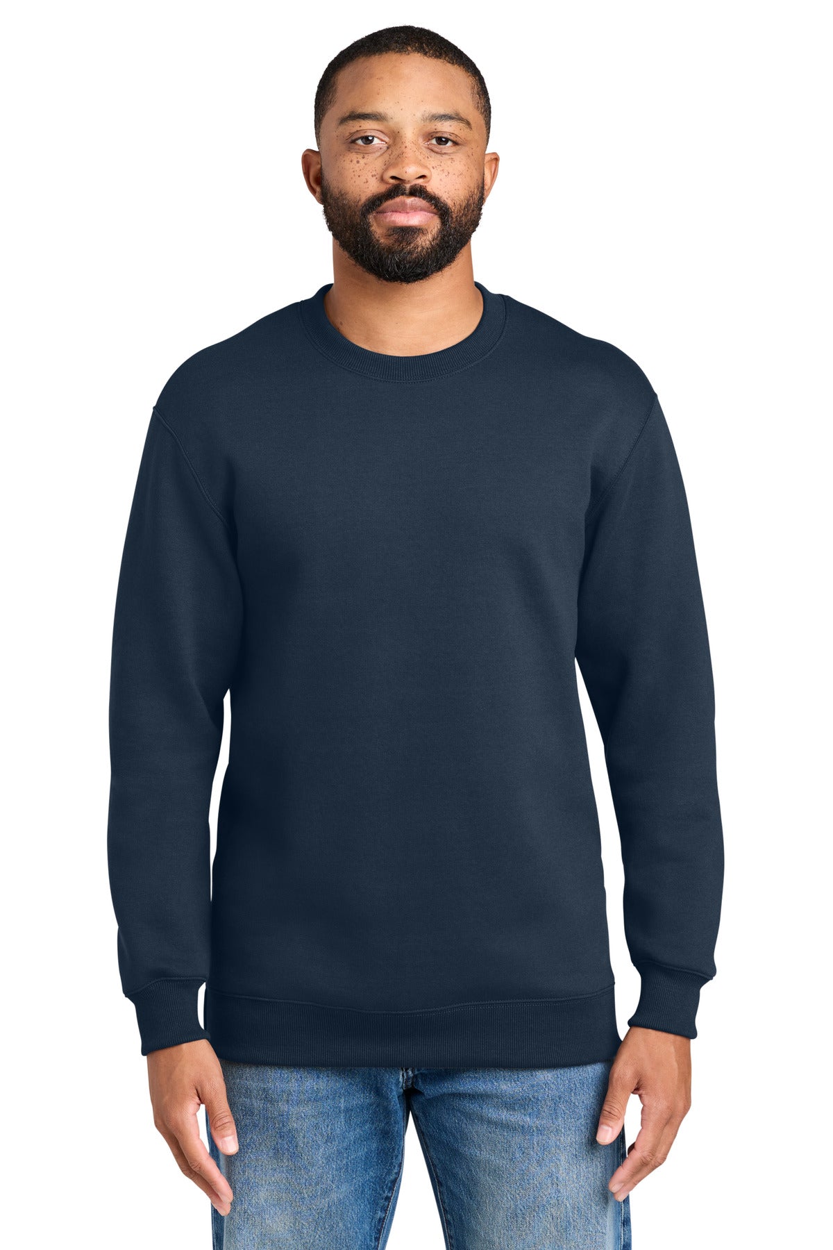 Port & Co Foundation Fleece Pullover Crewneck Sweatshirt PC107