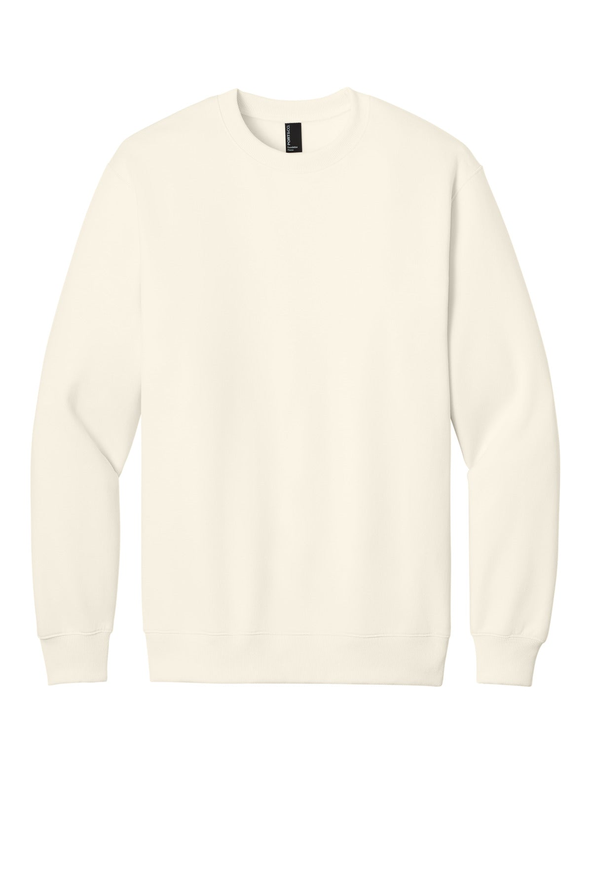 Port & Co Foundation Fleece Pullover Crewneck Sweatshirt PC107