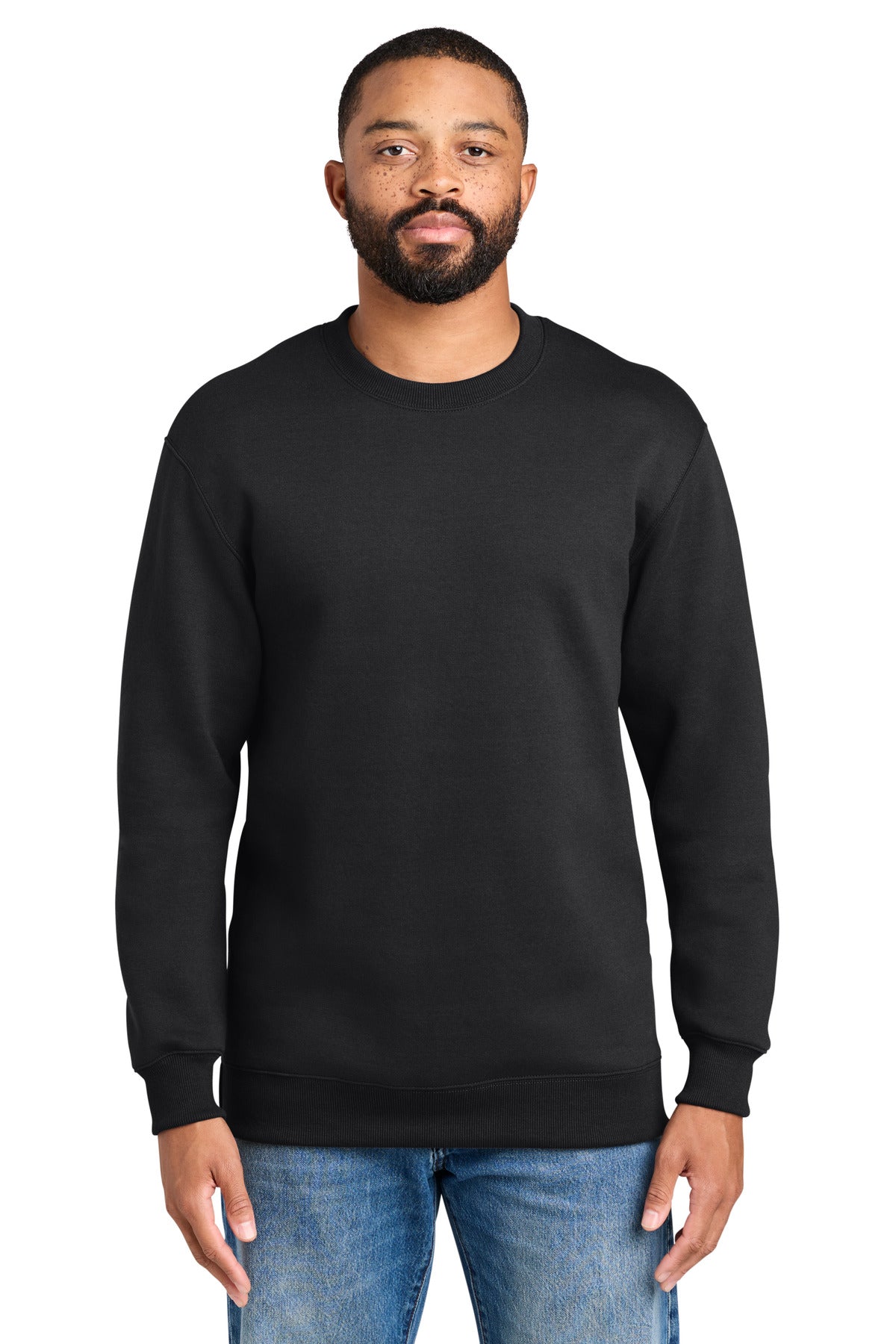 Port & Co Foundation Fleece Pullover Crewneck Sweatshirt PC107