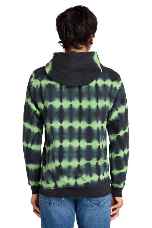 Port & Co Allover Stripe Tie-Dye Fleece PC143