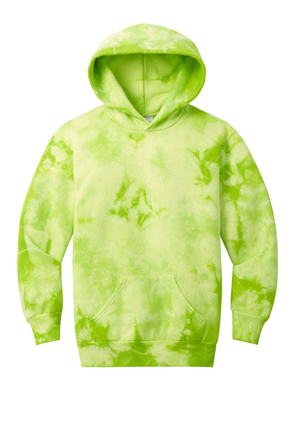 Port & Co Youth Crystal Tie-Dye Pullover Hoodie PC144Y