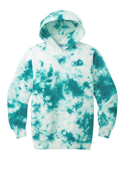 Port & Co Youth Crystal Tie-Dye Pullover Hoodie PC144Y