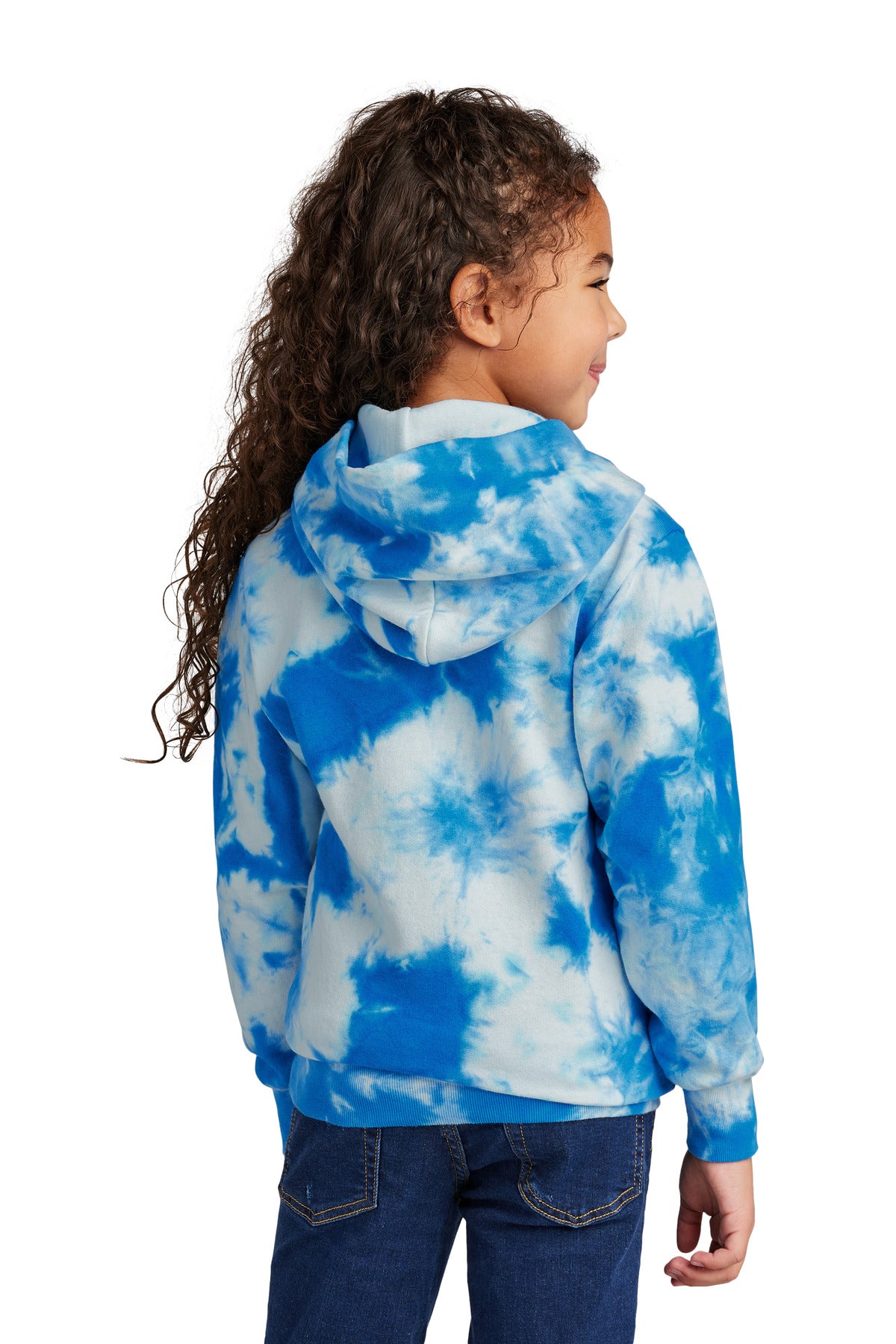 Port & Co Youth Crystal Tie-Dye Pullover Hoodie PC144Y