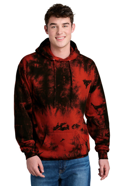 Port & Co Crystal Tie-Dye Pullover Hoodie PC144