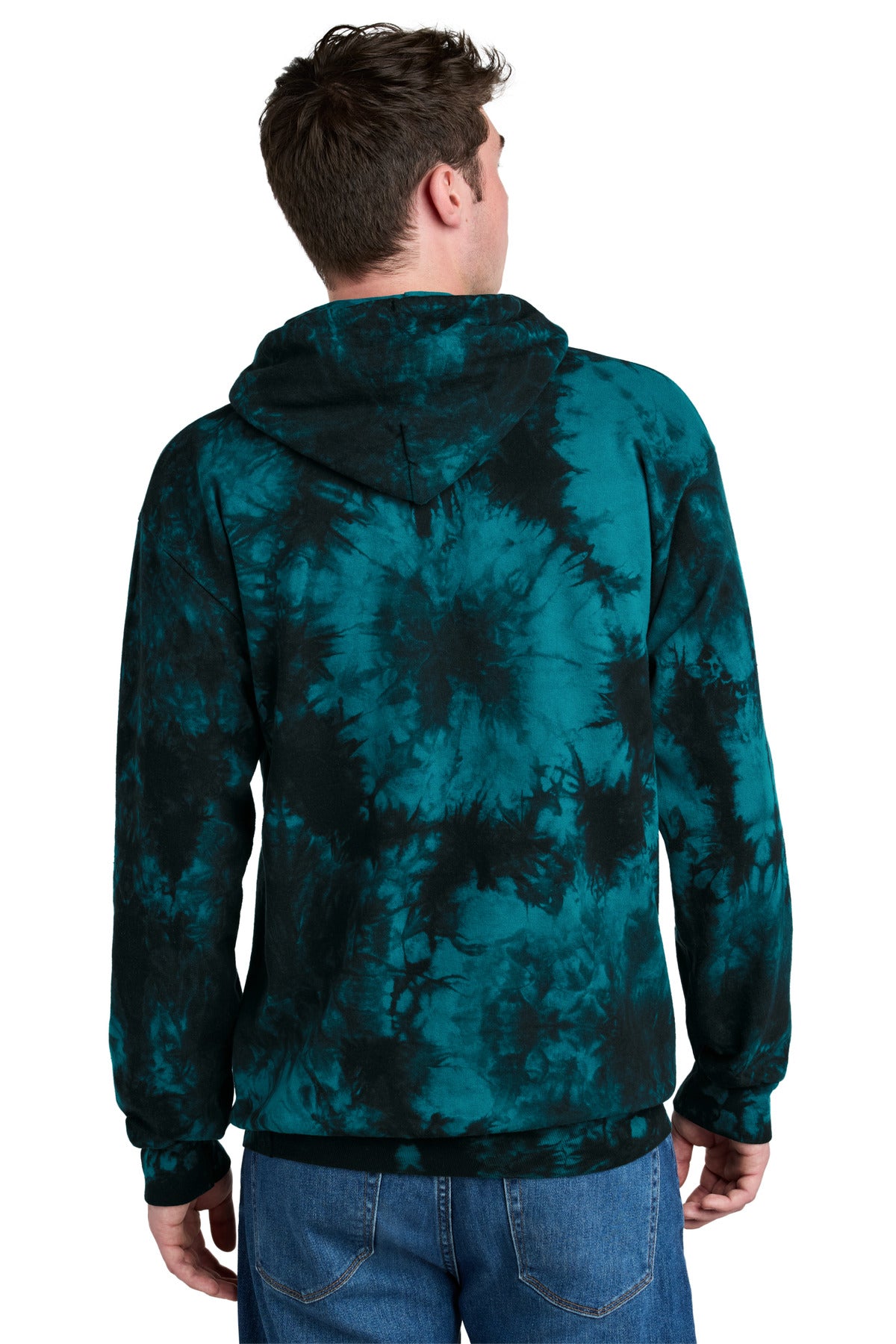 Port & Co Crystal Tie-Dye Pullover Hoodie PC144