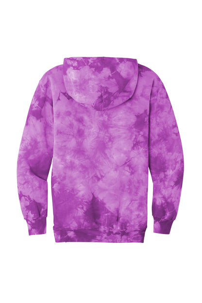 Port & Co Crystal Tie-Dye Pullover Hoodie PC144