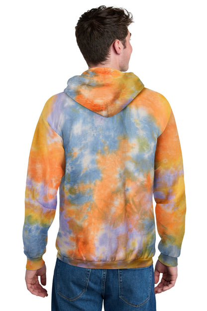 Port & Co Crystal Tie-Dye Pullover Hoodie PC144