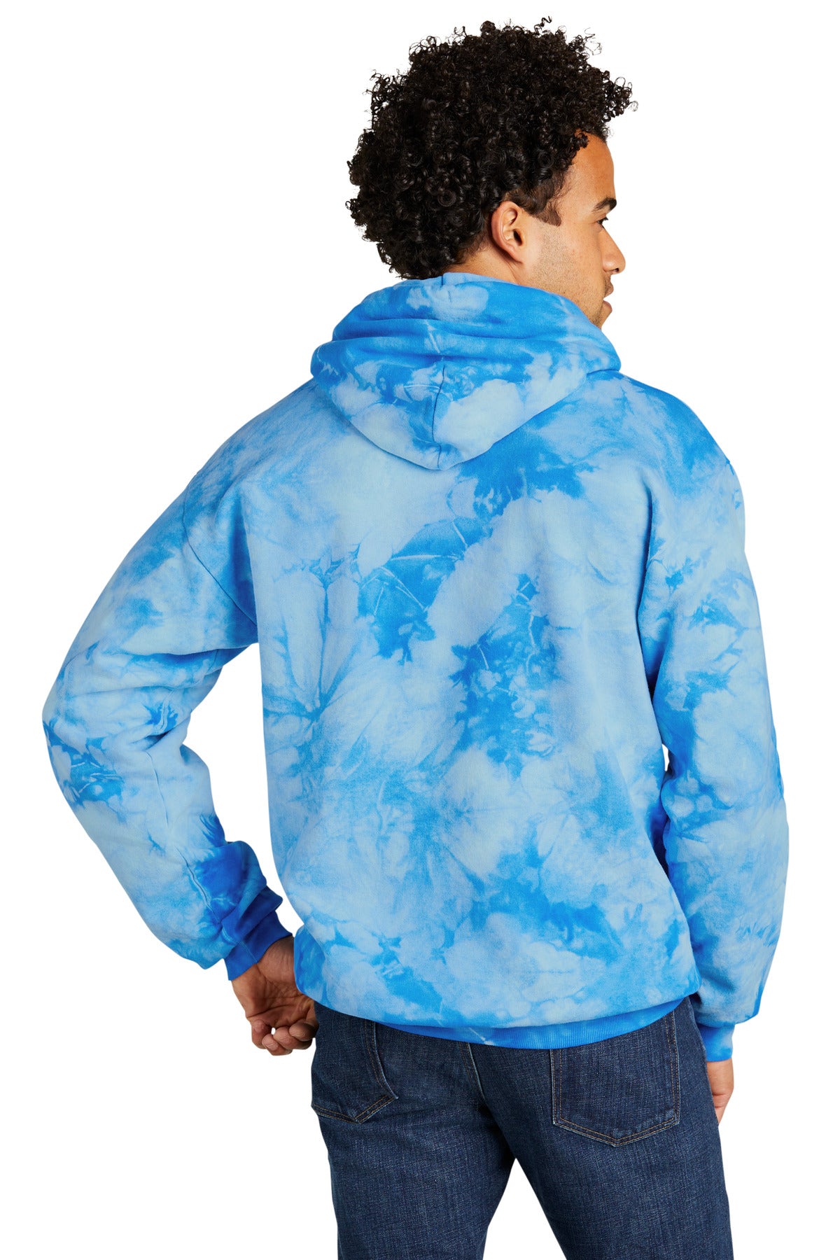 Port & Co Crystal Tie-Dye Pullover Hoodie PC144