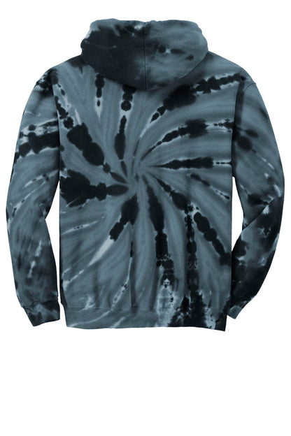 Port & Co Tie-Dye Pullover Hooded Sweatshirt. PC146