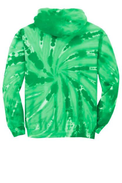 Port & Co Tie-Dye Pullover Hooded Sweatshirt. PC146