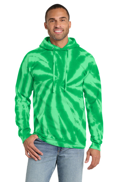 Port & Co Tie-Dye Pullover Hooded Sweatshirt. PC146