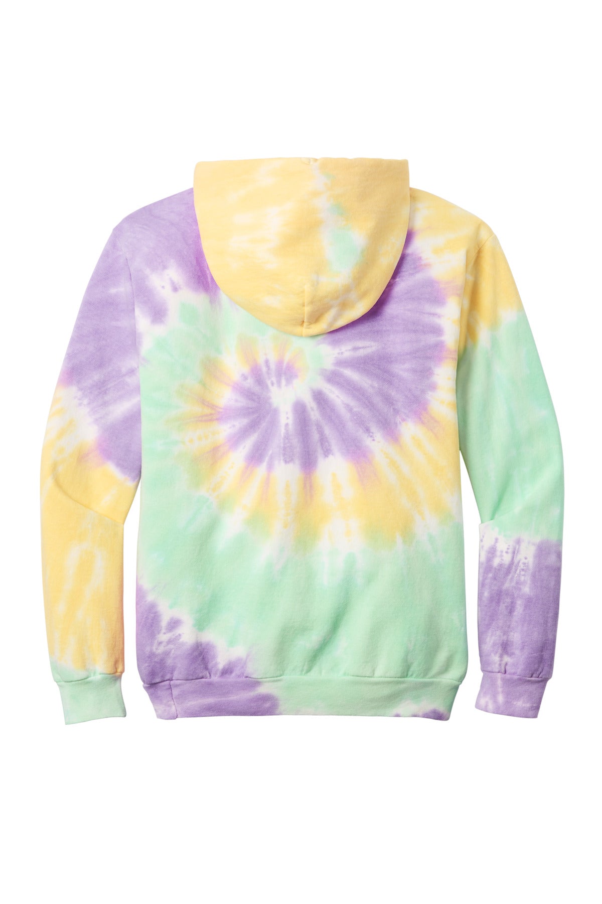 Port & Co Tie-Dye Pullover Hooded Sweatshirt. PC146