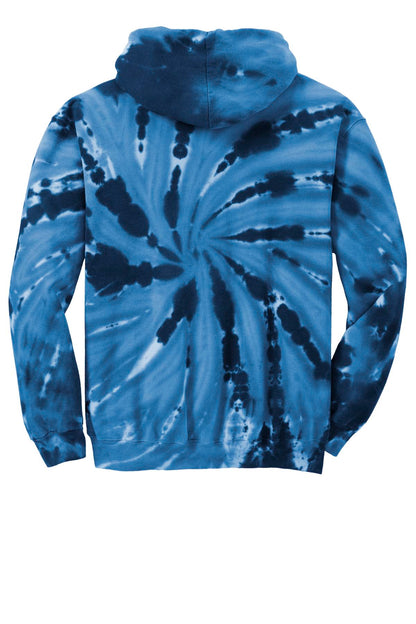 Port & Co Tie-Dye Pullover Hooded Sweatshirt. PC146
