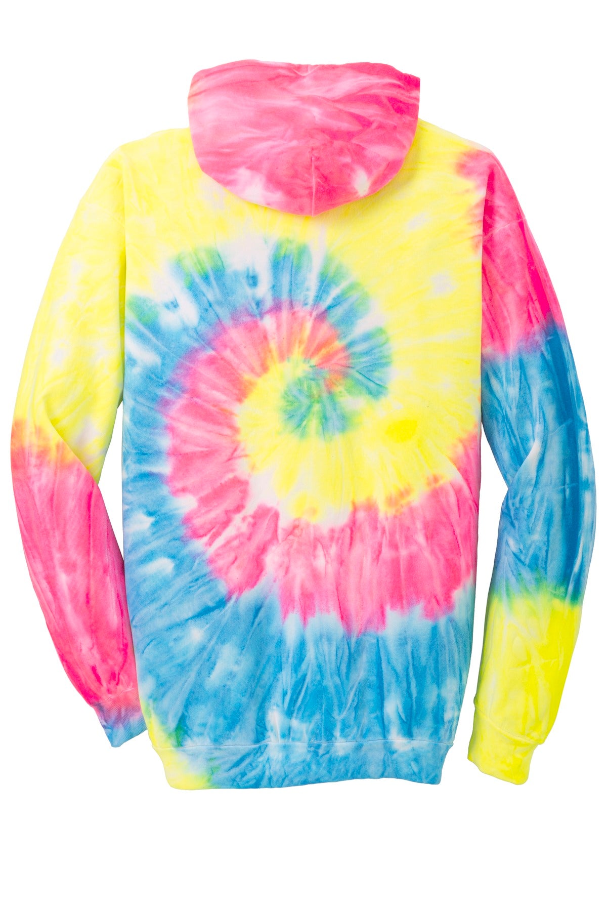 Port & Co Tie-Dye Pullover Hooded Sweatshirt. PC146
