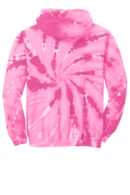 Port & Co Tie-Dye Pullover Hooded Sweatshirt. PC146