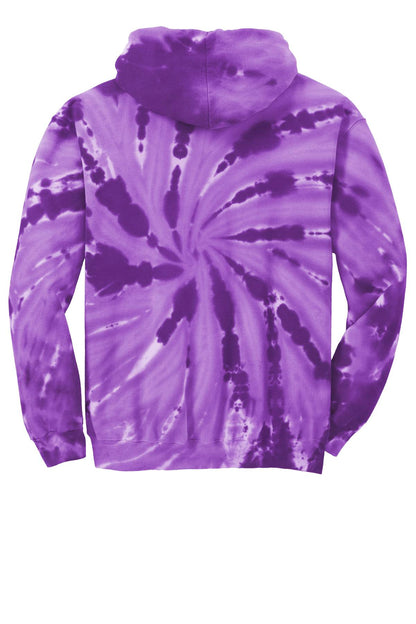 Port & Co Tie-Dye Pullover Hooded Sweatshirt. PC146