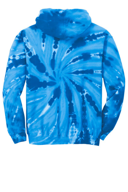 Port & Co Tie-Dye Pullover Hooded Sweatshirt. PC146