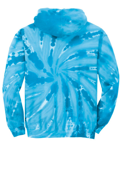 Port & Co Tie-Dye Pullover Hooded Sweatshirt. PC146