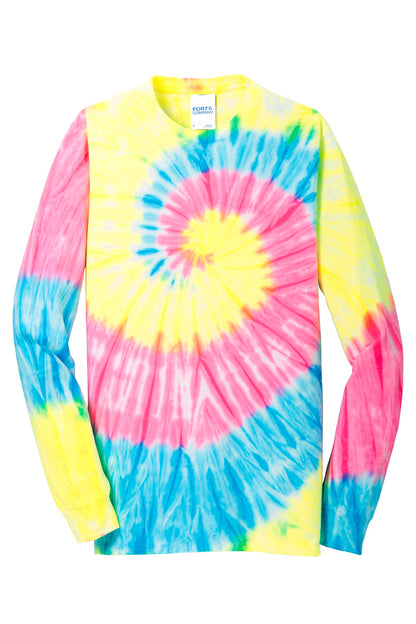 Port & Co Tie-Dye Long Sleeve Tee.  PC147LS